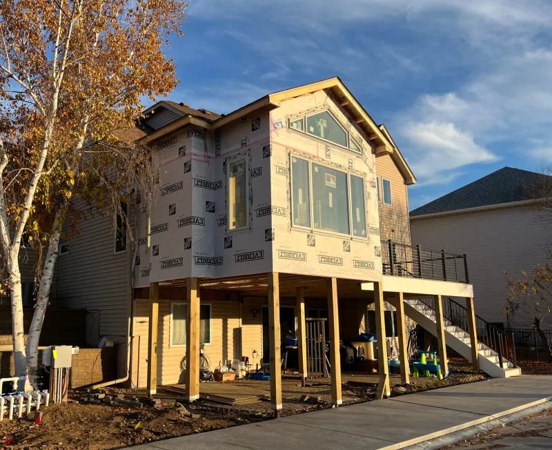 custom home construction bottoom jordan mn